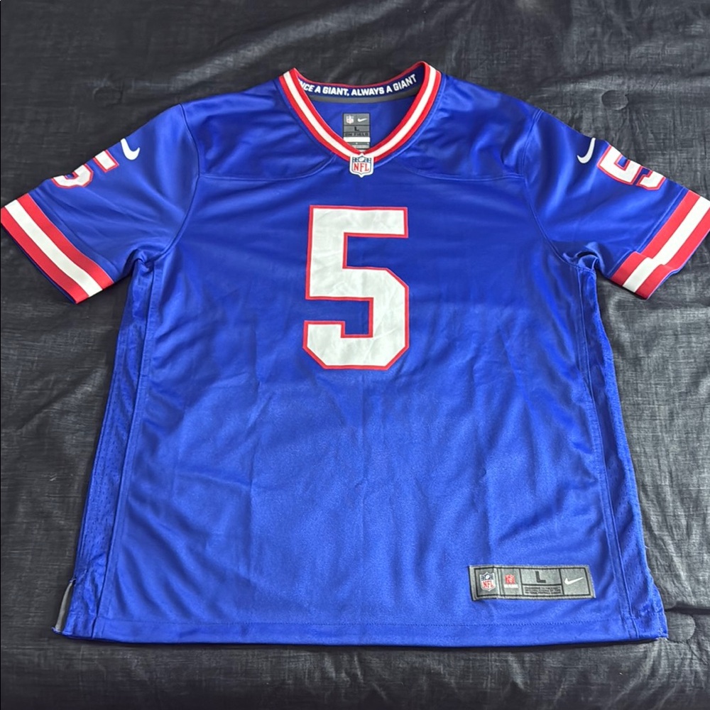 New York Giants #5 Kayvon Thibodeaux NFL Color Rush Edition Nike Jersey - Picture 2 of 8